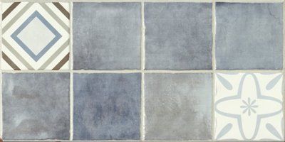 Керамическая плитка Decor Laval Azul 25х50