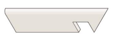 Плинтус правый Marvel Beige Battiscopa Sag.Dx ASNF (7.2x30)