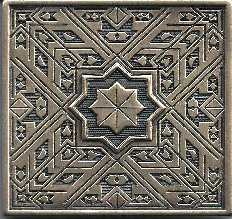 Вставка Beni-ferri Shined brass (бронза полированная) 6х6
