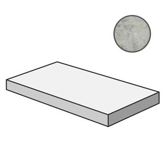 Ступень угловая левая Charme Extra Silver Scalino Sx 620070000989 (33x60)