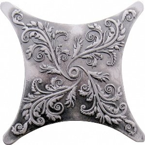 Вставка Estrella E1 Satined Silver (6.7х6.7)