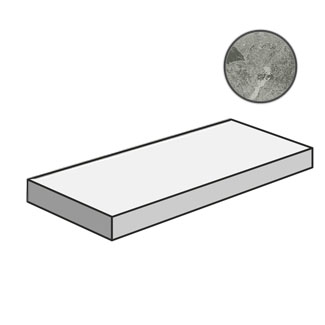 Ступень угловая правая Charme Extra Silver Scalino Dx 620070001001 (33x120)
