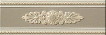 Бордюр 17042 Lirica Tortora Listello Decorato P17042 (10x30)