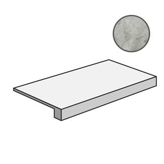 Ступень фронтальная Charme Extra Silver Scalino 620070000977 (33x60)