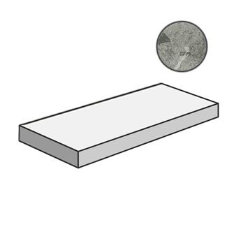 Ступень угловая правая Charme Extra Silver ScalinoDx 620070001461 (33x160)