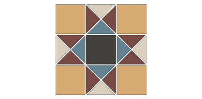 Мозаика RICHMOND BLACK SHEET 30x30