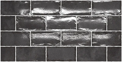 Керамическая плитка Altea Black (7.5x15) 27615