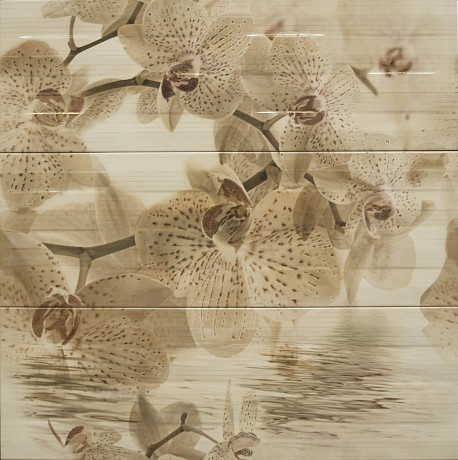 Декор Paris Composicion Orquidea Beige 75х75
