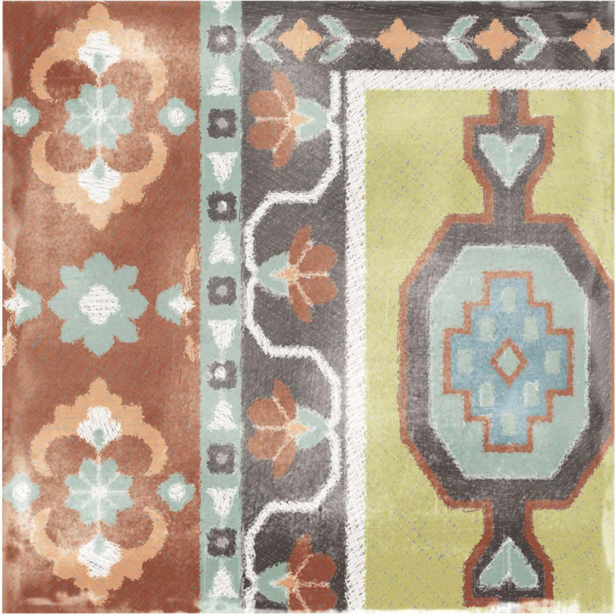 Керамогранит Play Carpet mix multicolor PF60003351 (20x20) PF60003351