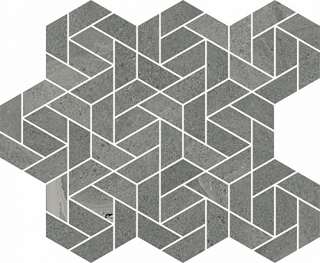 Мозаика Metropolis Graphite Dark Mosaico Icon 620110000156 (28.6x34.7)