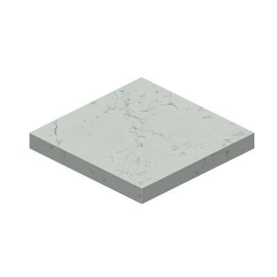 Ступень Marvel Carrara Pure Scalino Ang. Dx (33x33) ATEH
