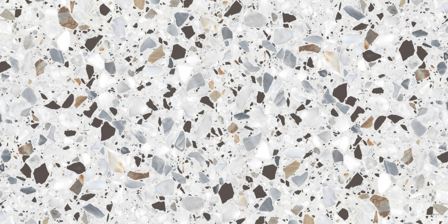 Керамогранит 2550 Terrazzo White NTT99606M (600x1200) NTT99606M