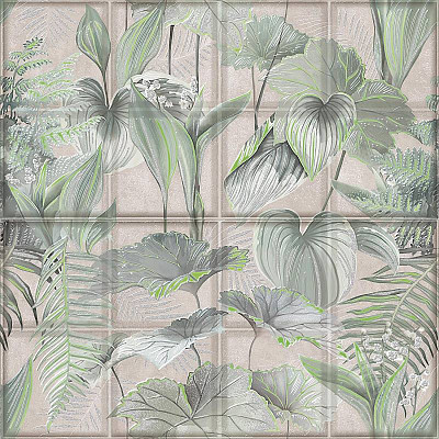 Панно MAIOLICA CREMA (2 шт) (63x63)
