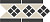 Бордюр Border LISBON 1 Strip (28,1х15,1) Black/White