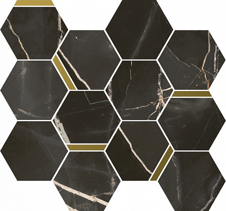 Мозаика Stellaris Absolut Black Mosaico Chic (36.8x26.9) 620110000226