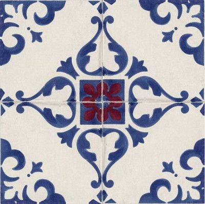 Декор Jolie Blanc Bleu Trama (10x10) 8330