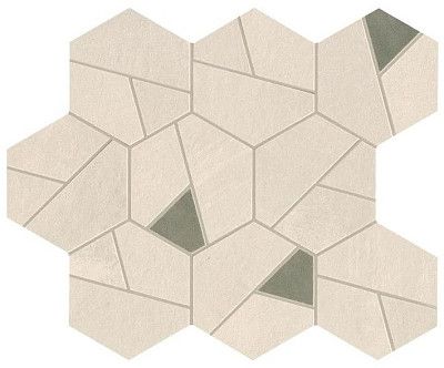 Мозаика Boost Pro Ivory Mosaico HexOlive (25x28.5) A0QN