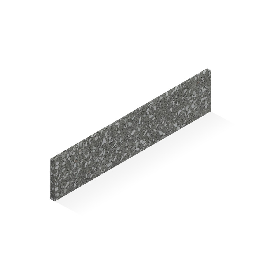 Плинтус Marvel Terrazzo Grey Battiscopa Matt (7.2x60) AT9P AT9P