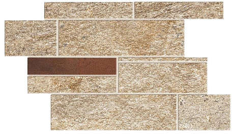 Мозаика Norde Oro Brick Corten (39x27.8) A597