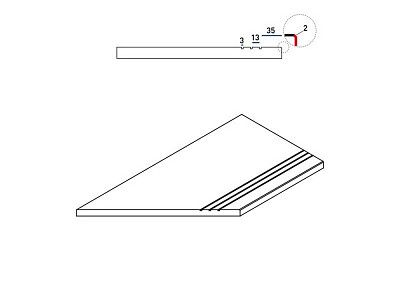 Silver Bordo Grip Sx 620090000749 (30x60)