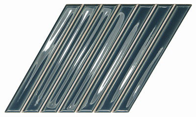 Керамическая плитка Spike Bars B Peacock Blue 15x25,9