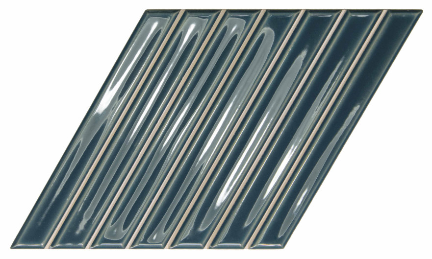Керамическая плитка Spike Bars B Peacock Blue 15x25,9 135024