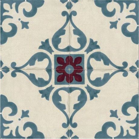 Декор Jolie Ivoire Petrole Trama (10x10) 8328