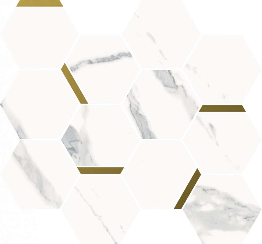 Мозаика Stellaris Statuario White Mosaico Chic (36.8x26.9) 620110000220 620110000220