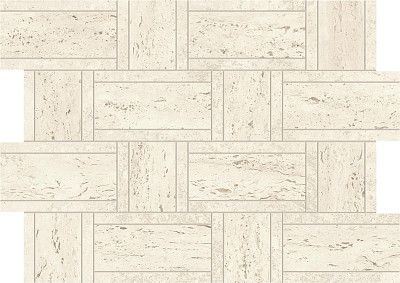 Marvel White Mosaico Basketweave AF9M