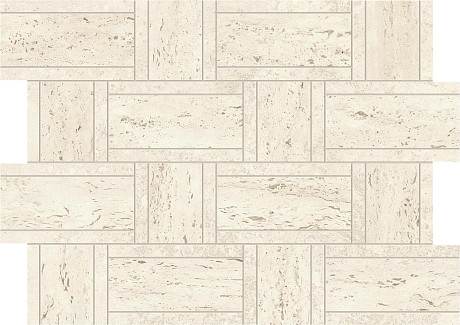 Мозаика Marvel White Mosaico Basketweave (35x47) AF9M