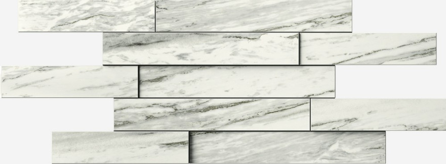 Мозаика Skyfall Bianco Brick 3D 620110000104 (28x78) 620110000104