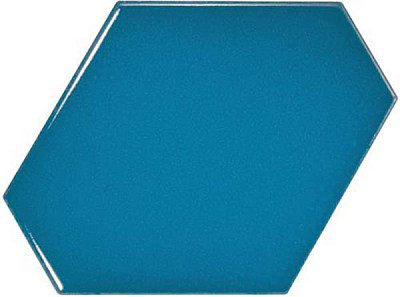 Керамическая плитка Scale Benzene Electric Blue (10.8x12.4) 23834