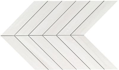 Мозаика Marvel Bianco Dolomite Chevron Wall (25x30.5) 9SCD