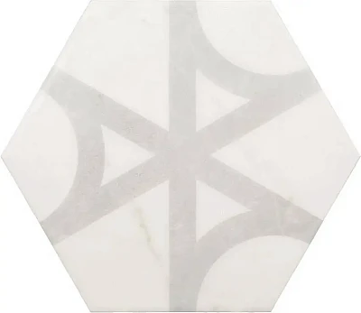 Керамогранит Carrara Hexagon Flow (17.5x20)
