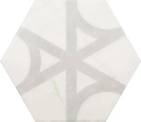 Керамогранит Carrara Hexagon Flow (17.5x20)