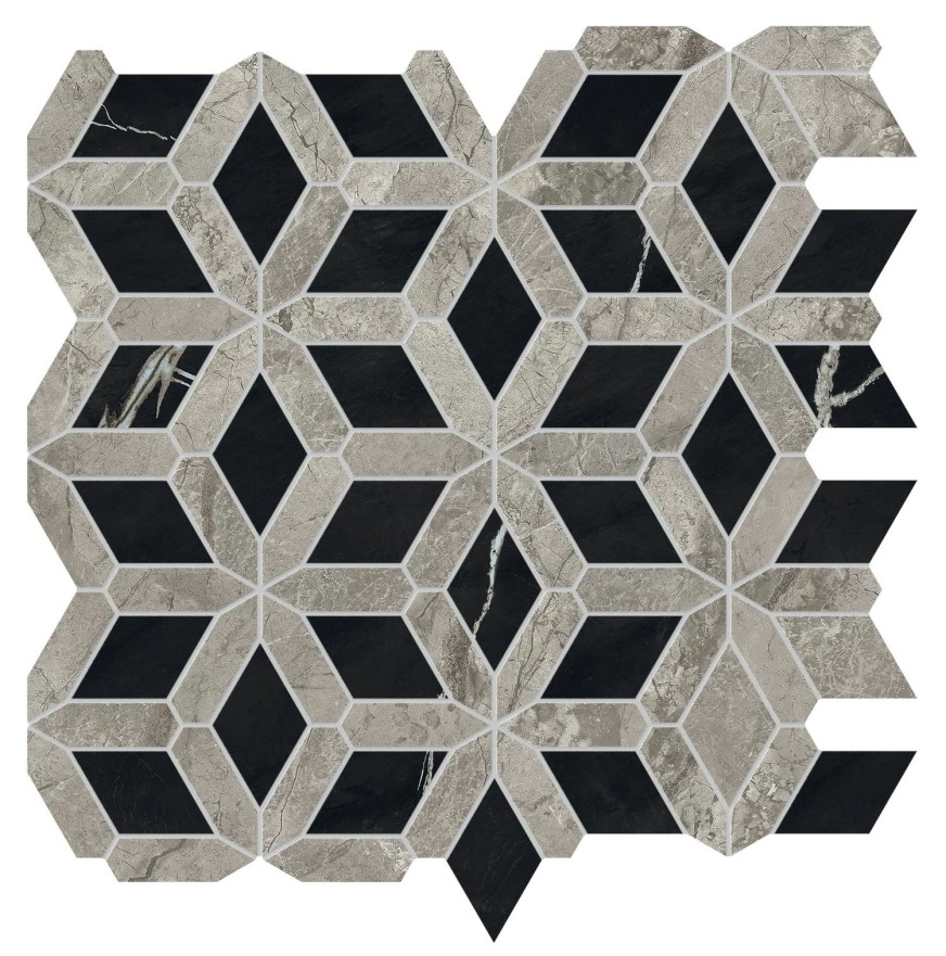 Мозаика Marvel Meraviglia Silver Majestic Diamond Lapp. AJQ7 (46.6x284.6) AJQ7