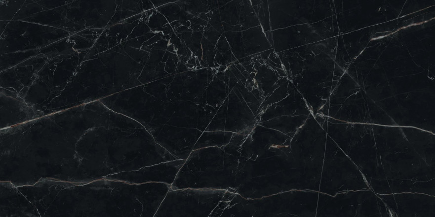 Керамогранит Marvel Black Atlantis Lapp. (75x150) A7FV A7FV