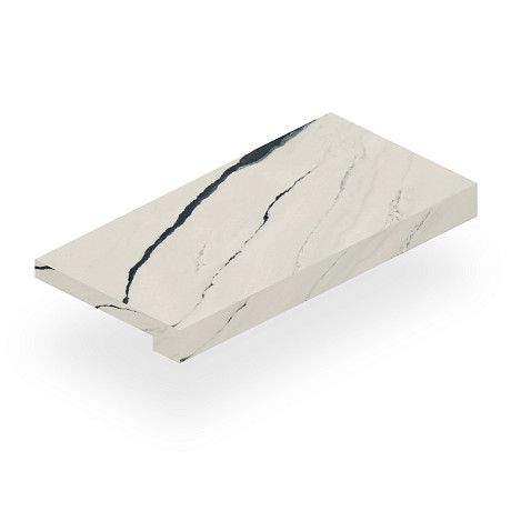 Ступень фронтальная Forte Dei Marmi Panda White Scal. Front. Cer (33x120)