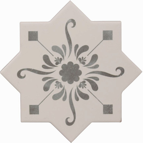 Керамогранит BECOLORS STARDEC. STENCIL GREY (13.25x13.25) CV67383