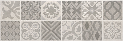 Керамическая плитка MOSAICO VINTAGE SILVER (30x90) BND0592