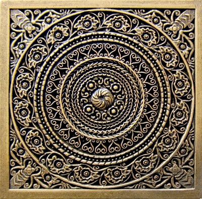 Вставка Rosal Shined brass (бронза полированная) 6х6