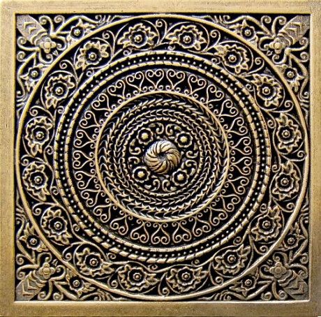 Вставка Rosal Shined brass (бронза полированная) 6х6