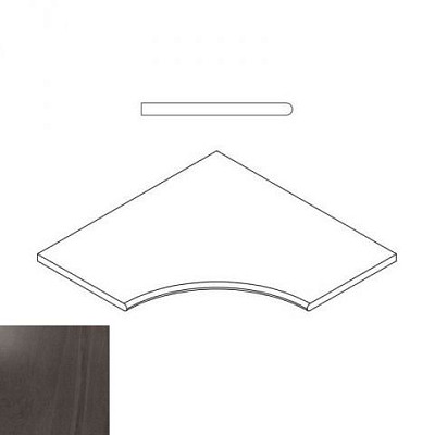 Carbon Bordo Angolare Round 30 620090000225 (60x60)