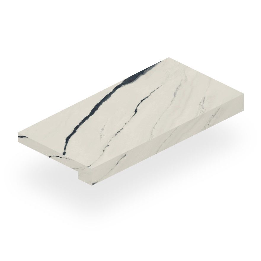 Ступень фронтальная Forte Dei Marmi Panda White Scal. Front.(33x160) 620070002392