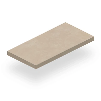 Ступень угловая правая Rinascente Resin Cream Sc.A.DX /Рин.Ре. Крим(33x160)