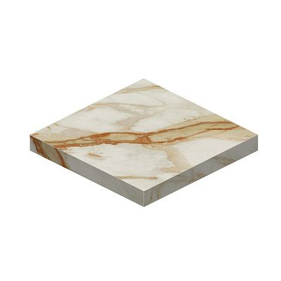 Ступень Marvel Calacatta Imperiale Scalino Ang. Silk (37.5x37.5) A45J