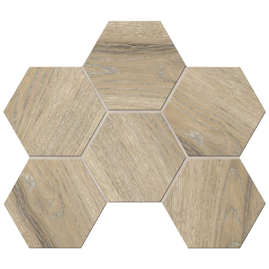 Мозаика DA02 Hexagon (25x28,5) непол.x10 DA 02