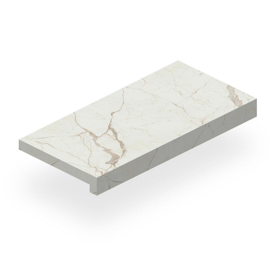 Ступень Marvel Calacatta Prestigio Scalino Lappato (33x60) A44J A44J