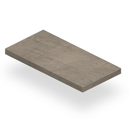 Ступень угловая левая Wise Silve Grey Scalino Angolare Sx Lp 620070001096 (33x120)