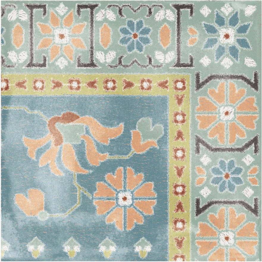 Керамогранит Play Carpet mix multicolor PF60003351 (20x20) PF60003351